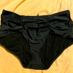 Torrid ruched bathing suit bottom